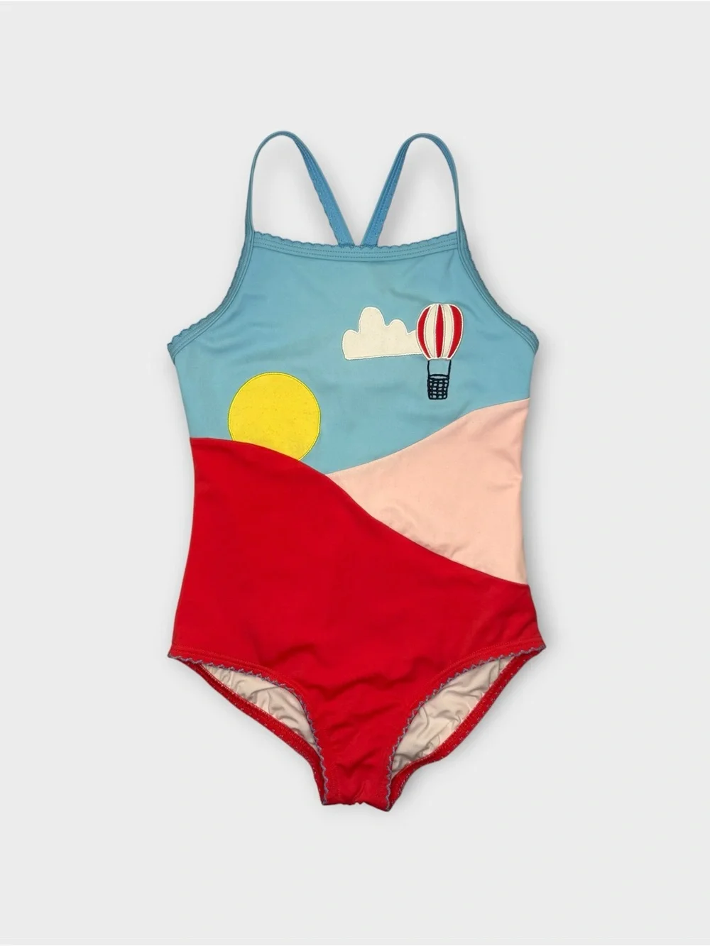 Hanna Andersson Skyscape Cloud Air Balloon Sun Swimsuit